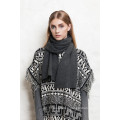 oem two sided knit scarf with high quality